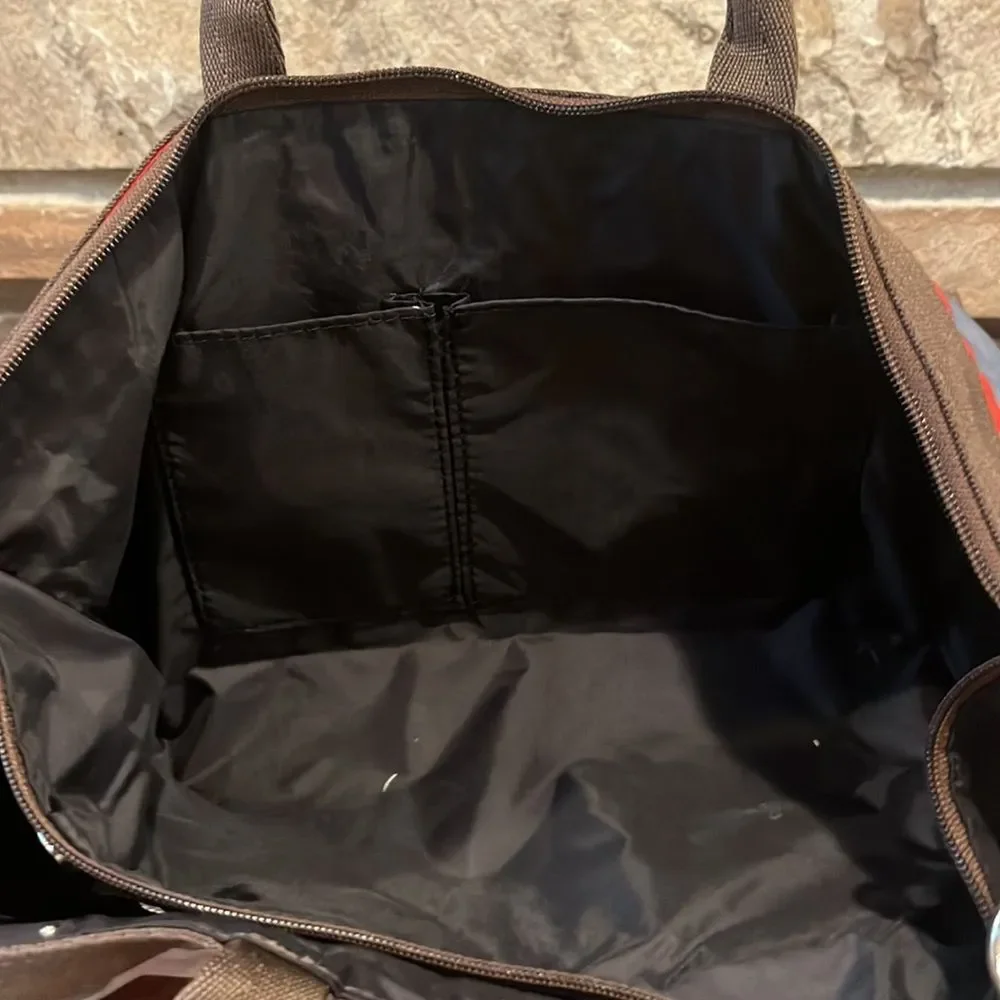 Le Sportsac Striped Ripstop Diaper Bag with Changing Pad